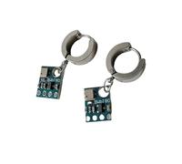 Boucles d'oreilles futuristes extraterrestres - Boucles d'oreilles punk - Pour les jeunes créateurs de tendances et les fans de science-fiction