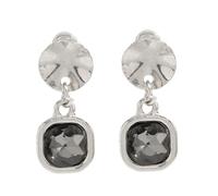 Boucles d'oreilles géométriques irrégulières avec diamants noirs - Pour un usage quotidien ou une fête, One Size, Comme décrit, Comme décrit.