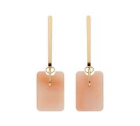 Boucles d'oreilles géométriques longues et carrées rétro - Bijoux tendance et simples