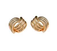 Boucles d'oreilles géométriques pratiques et modernes, design accrocheur, confortables à porter, alliage solide, pour un usage quotidien