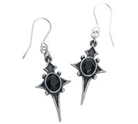 Boucles d'oreilles Gothic de Alchemy Gothic - Boucles D'Oreilles Étoiles - pour Femme - couleur argent Standard