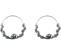 Boucles d'oreilles Gothic de etNox hard and heavy - Crânes - pour Unisexe - couleur argent Standard