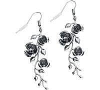 Boucles d'oreilles Gothic de Gothicana by EMP - Roses - pour Femme - couleur argent Standard