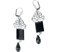 Boucles d'oreilles Gothic de Krikor - Nachtblatt - pour Femme - couleur argent Standard