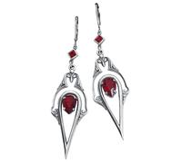 Boucles d'oreilles Gothic de Krikor - Roter Dorn - pour Femme - couleur argent Standard