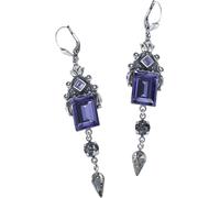 Boucles d'oreilles Gothic de Krikor - Violetter Schweif - pour Femme - couleur argent Standard