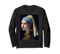 Boucles d'oreilles Gothiques avec Perles Emo Goth Johannes Vermeer Manche Longue