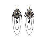 Boucles d'oreilles gothiques, Boucles d'oreilles pour femme, pour Femmes Carnaval Halloween Vampire Vapeur Punk Fête Mariage Mascara Mascarade