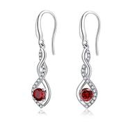Boucles D'Oreilles Goutte Jiamiaoi Boucles D'Oreilles Femme En Argent 930 Pendantes Boucle D'Oreille Brillantes Pour Femme Infinies