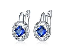 Boucles d'oreilles gratuites, boucles d'oreilles à la mode pour femmes en forme de losange avec jolies boucles d'oreilles en Zircon Aaa