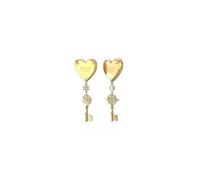 Guess Jube04217 All You Need Is Love Earrings Doré Femme
