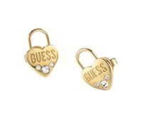 Boucles d'oreilles - GUESS - Lock Me Up - Acier inoxydable - Plaqué or - Cristaux Swarovski