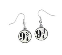 Boucles d'oreilles Harry Potter - Plate-forme 9 3/4 (plaqué argent)