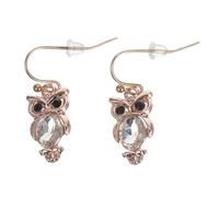 Boucles D'oreilles Hibou Pendantes 1 Paire en Alliage pour Femmes