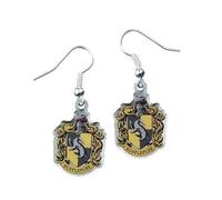 Boucles d'oreilles - Hufflepuff - Argent Plaqué - 2 cm x 2,5 cm - Officielles Harry Potter