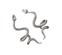 Boucles d'oreilles hypoallergéniques en forme de serpent - Accessoire d'oreille en alliage - Idéal pour les peaux sensibles, taille unique, Comme décrit, Comme décrit.