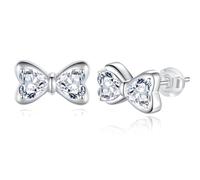 Boucles d'oreilles hypoallergéniques pour femme : boucles d'oreilles à tige en argent sterling 925 avec pierre de lune arc-en-ciel/opale/turquoise à vis pour oreilles sensibles, petites boucles