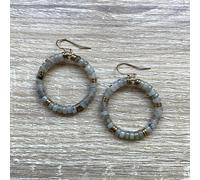 Boucles d'oreilles jane labradorite