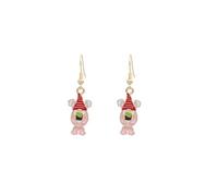Boucles d'oreilles joyeuses de Pâques mignonnes lapin nain vieil homme boucles d'oreilles accessoires pour femme fille pour cadeau boucles d'oreilles pierre de naissance femme, 4.2cm, Métal