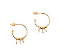 Boucles d'oreilles karia citrine