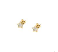 Boucles d'oreilles - LA PETITE STORY - LPS01AWV20 - Argent 925/1000 - Zirconium - Or jaune