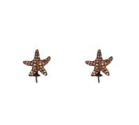 Boucles d'oreilles - Lancaster - JLA-EAR-STAR4 - Métal - Argenté - Design étoilé