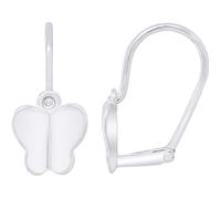Boucles d'oreilles - LÉA & ARTHUR - Papillion - Argent 925 - Système Brisure - Enfants
