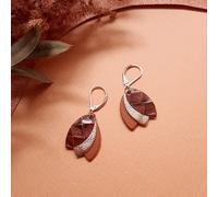 Boucles d'oreilles les chouchous cognac