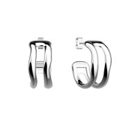 Boucles d'oreilles - LES GEorgettes - Pure organique - Argentées - 8mm - Créoles