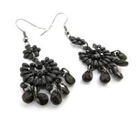 Boucles d'oreilles - LES TRESORS DE LILY - Carmen - Métal noir - Style bohème