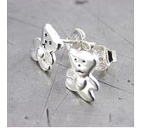 Boucles d'oreilles - LES TRESORS DE LILY - Teddy Love - Argent 925/1000 - Clou/Puce
