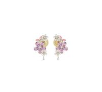 Boucles d'oreilles Lily en acier doré