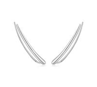 Boucles D'oreilles Longues À Tige Géométriques Originales Pour Femmes, Minimalistes, Cadeau De Fête Quotidien, Bijoux En Argent Sterling