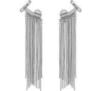 Boucles d'oreilles longues en acier avec chaînes LJ2783