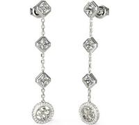 Boucles d'oreilles longues en acier avec zirconium 4G Crush JUBE04157JWRHT/U