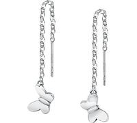 Boucles d'oreilles longues en acier Papillons Passioni SAUN33