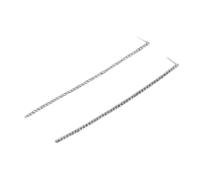 Boucles d'oreilles longues pour femmes en bols en cristal et diamants d'imitation, étincelants, pour les mariages