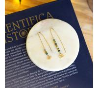 Boucles d'oreilles lotus - doré
