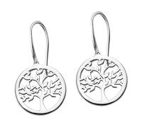 Boucles Doreilles Lotus Silver Arbre De Vie En Argent 925 Lp1641-4/1 Jlp1641-4-1