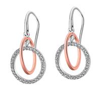 Boucles Doreilles Lotus Silver Composite Ene Cercles Argent Lp1955-4/1 Jlp1955-4-1