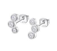 Boucles D'oreilles Lotus Silver Trilogie Oxydes