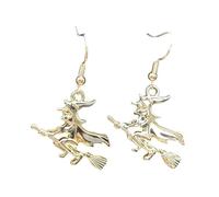Boucles d'oreilles ludiques en alliage en forme d'animal avec sculpture détaillée, parfaites pour un événement à thème et un usage quotidien, boucles d'oreilles chauve-souris et citrouille d'Halloween