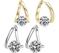 Boucles d'oreilles Lymphvity Germanium, boucles d'oreilles de magnétothérapie, drainage lymphatique, drainage lymphatique, boucles d'oreilles de thérapie magnétique pour femme, Acier inoxydable