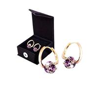 Boucles d'oreilles Lymphvity MagneTherapy Germanium, Boucles d'oreilles magnétiques avancées Femmes, de drainage lymphatique, pour l'utilisation quotidienne (03#)