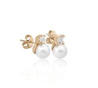Boucles d'oreilles - MAJORICA - Brincos 6mm - Argent 925 - Oxyde de zirconium - Clou - Puce