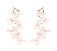 Boucles d'oreilles mariage BOHO avec cristaux acier inoxydable KOLS15