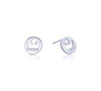 Boucles D'Oreilles Mariage, Clou Argent 925 Boucle D'Oreille Zircone Cubique Motif Creux 15.2X1.5mm pour Femme Nouvelle Année Bijoux