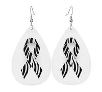 Boucles D'Oreilles May Is Ehlers Danlos Awareness Month Pendantes Confortables Boucle D'Oreille Légères Boucled'Oreille En Faux Cuir Pour Bijoux Fête Femme