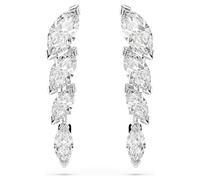 Swarovski Boucles d'oreilles Mesmera Taille marquise Blanc Plaqué rhodium