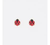 Boucles d'oreilles mini coccinelle rouges UN